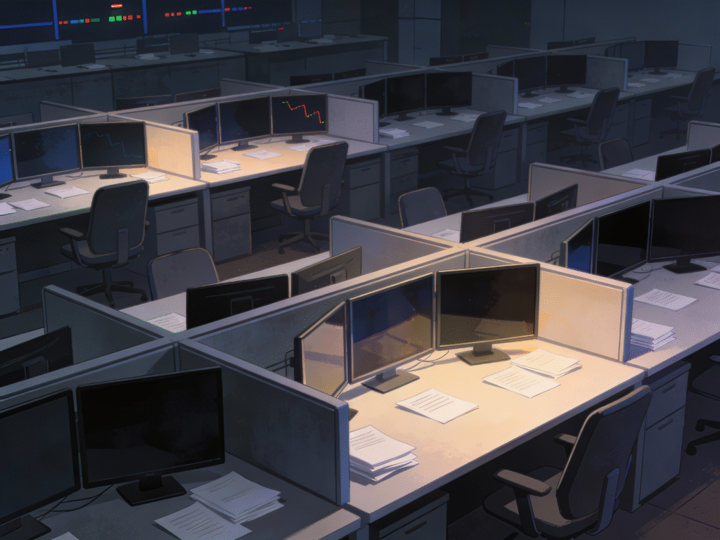 Nassim Taleb’s trading philosophy illustrated through silence and fading market confidence